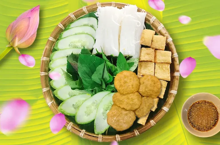 cách làm bún đậu mắm tôm chay thanh tịnh ngon cho Lễ Phật Đản